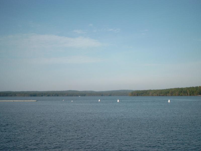 Am B. Everett Jordan Lake, einem ausgedehnten Stausee mitten in einem sehr waldreichen Gebiet sdlich von Chapel Hill.