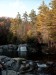 ein Wasserfall bei Linville am Blue Ridge Parkway