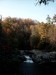 ein Wasserfall bei Linville am Blue Ridge Parkway