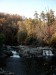 ein Wasserfall bei Linville am Blue Ridge Parkway