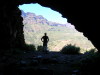im Barranco de Tiranjana gibt es einen natrlichen Tunnel im Felsen