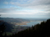 Blick vom Wallberg auf den Tegernsee