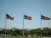 Blick vom Washington Monument auf das White House. Rechts das Executive Office Building.